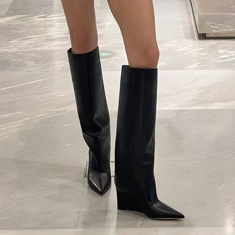 WEDGE BOOTS