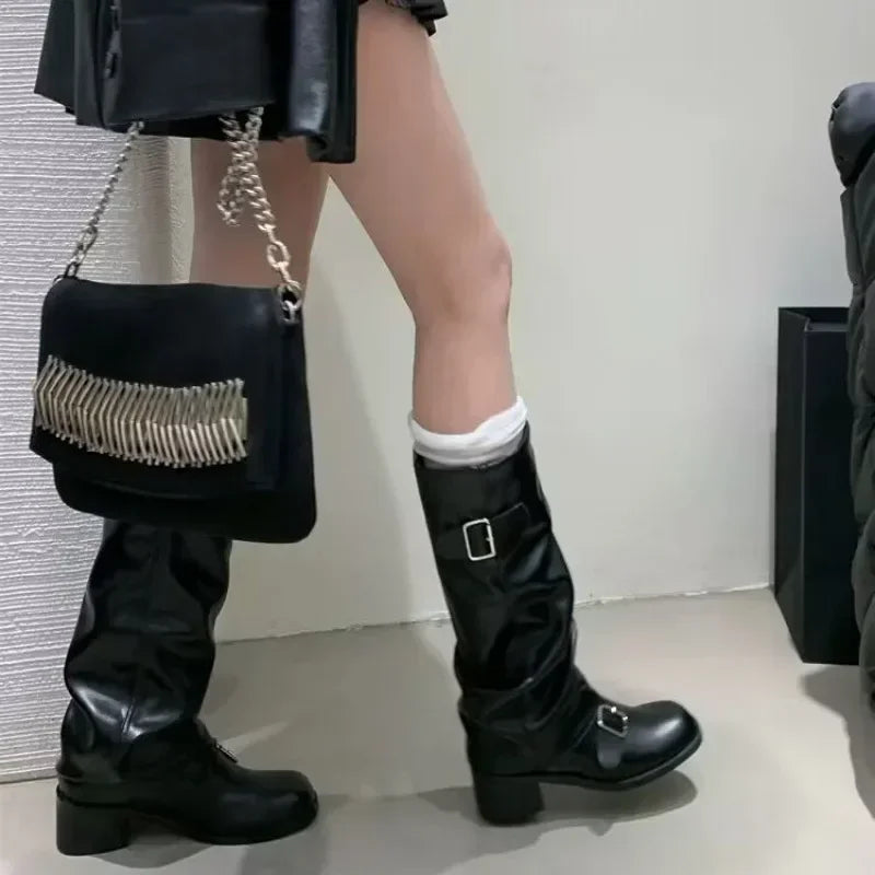 CHELSEA CHUNKY BOOTS